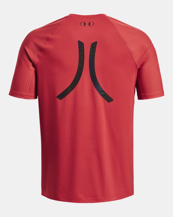 Men's UA RUSH™ SmartForm Short Sleeve, Red, pdpMainDesktop image number 5